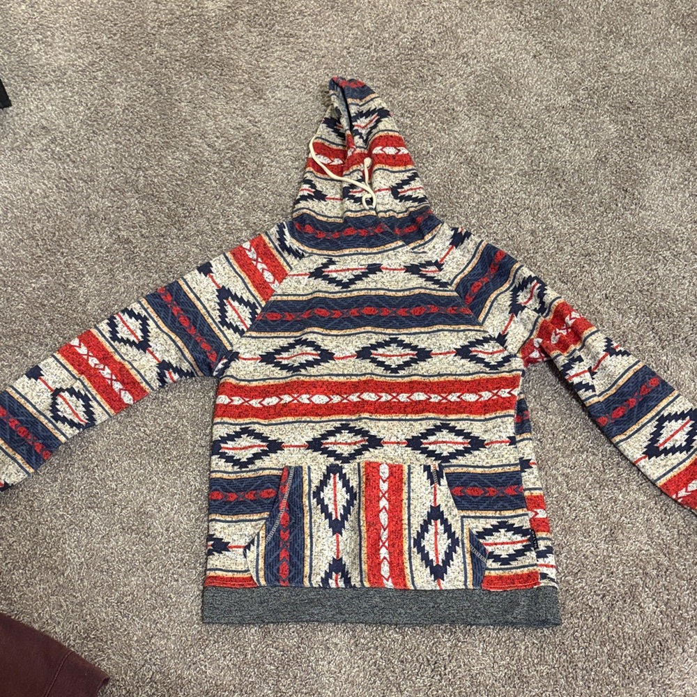 Cozy Multicolor Patterned Women's Sweater